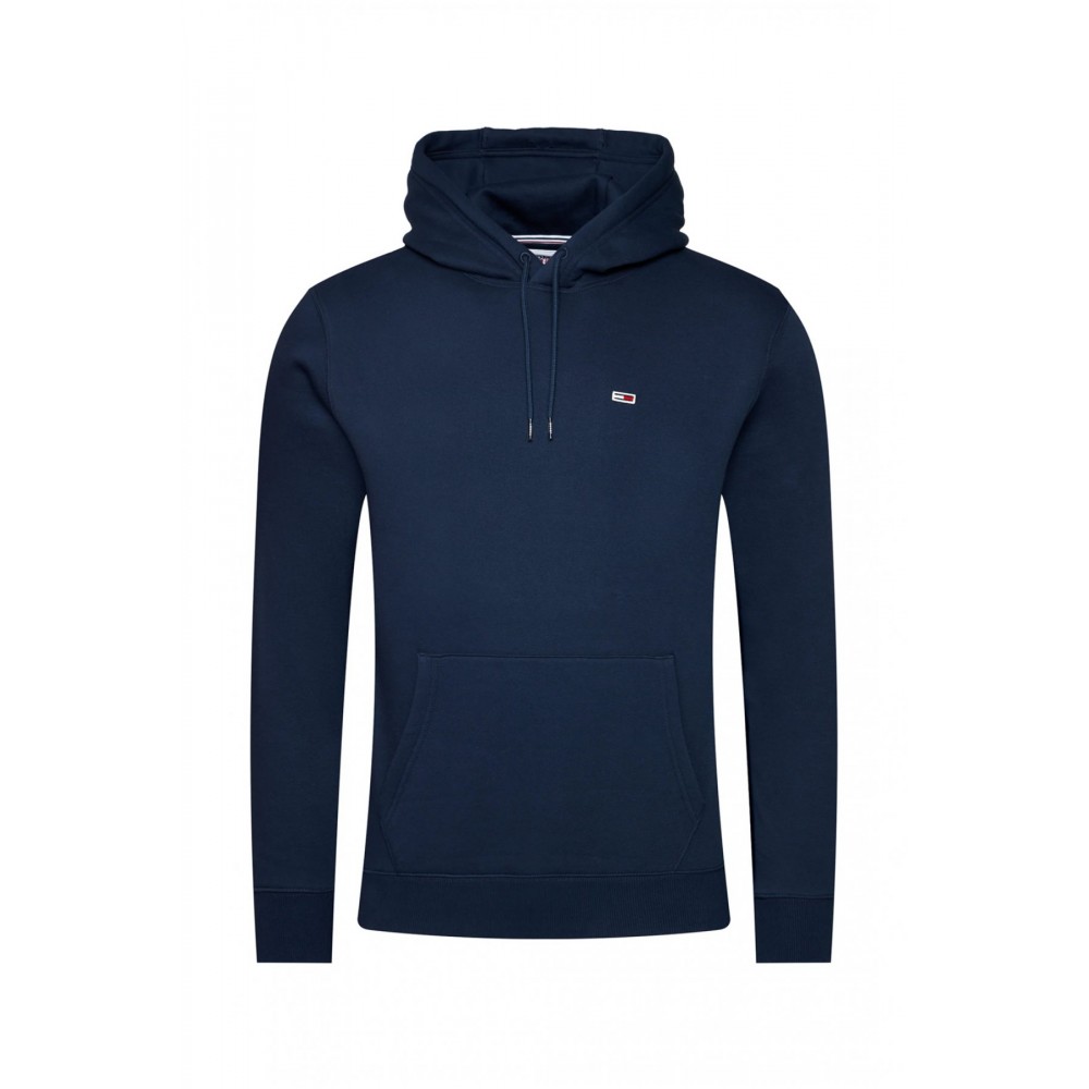 Sweatshirt à capuche en coton uni - Tommy Jeans.-C87 Twilight Navy-DM0DM09593