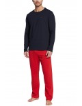 Pyjama 100% coton - Tommy Hilfiger.-0SC BLACK-UM0UM01961