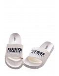 Mules PVC à gros logo Teddy smith WHITE 71457