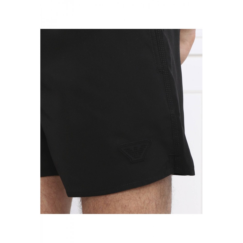 Short de bain polyester logo brodé - Emporio armani.-00020 NERO-211740 3R420