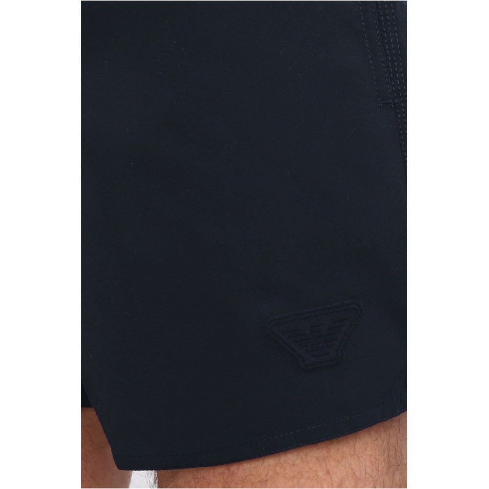 Short de bain polyester logo brodé - Emporio armani.-06935 BLU NAVY-211740 3R420