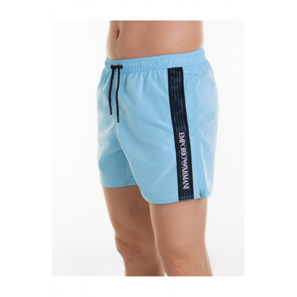 Short de bain bande logo - Emporio armani.-00031 CIELO-211740 3R423