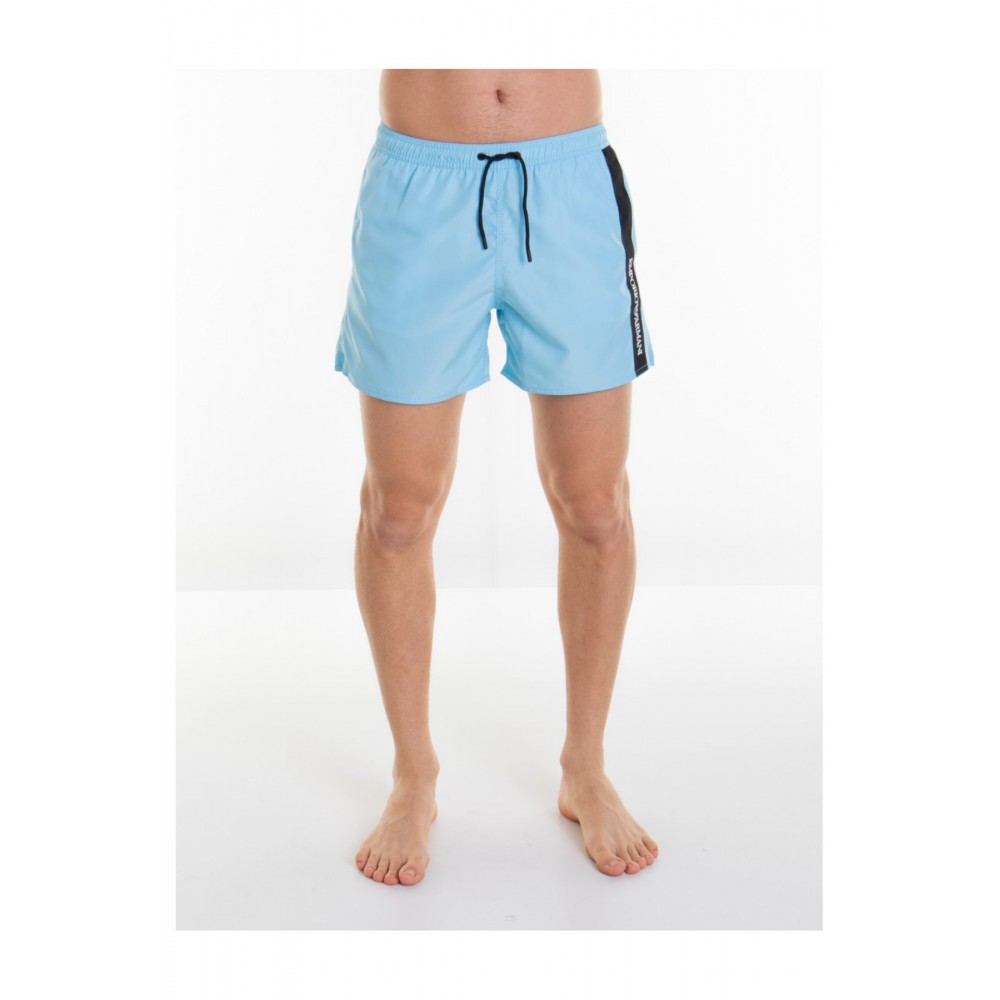 Short de bain bande logo - Emporio armani.-00031 CIELO-211740 3R423