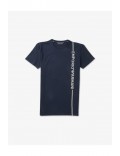 TShirt coton stretch logo vertical - Emporio armani.-00135 MARINE-111035 3F523