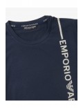 TShirt coton stretch logo vertical - Emporio armani.-00135 MARINE-111035 3F523