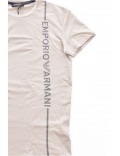 TShirt coton stretch logo vertical - Emporio armani.-10950 CORDA-111035 3F523