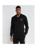 Sweat zippé à capuche logo brodé - Emporio armani.-00020 NERO-111784 3F571