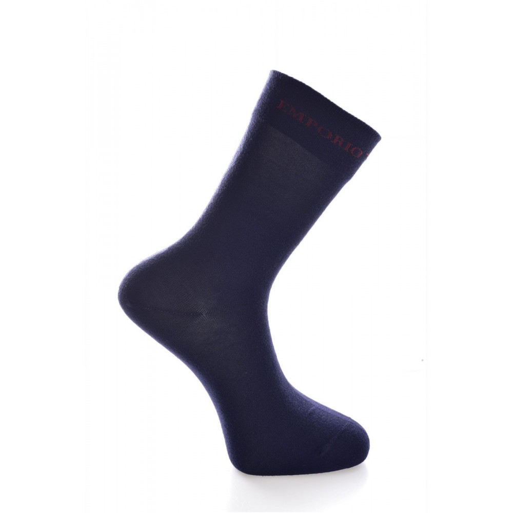 Lot de 3 chaussettes hautes - Emporio armani.-40035 MARINE/MARINE/MARINE-302402 3F254