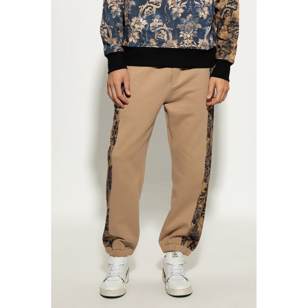 Jogging 100% coton printé Versace Jeans 710 BROWN 73GAA310 FS043