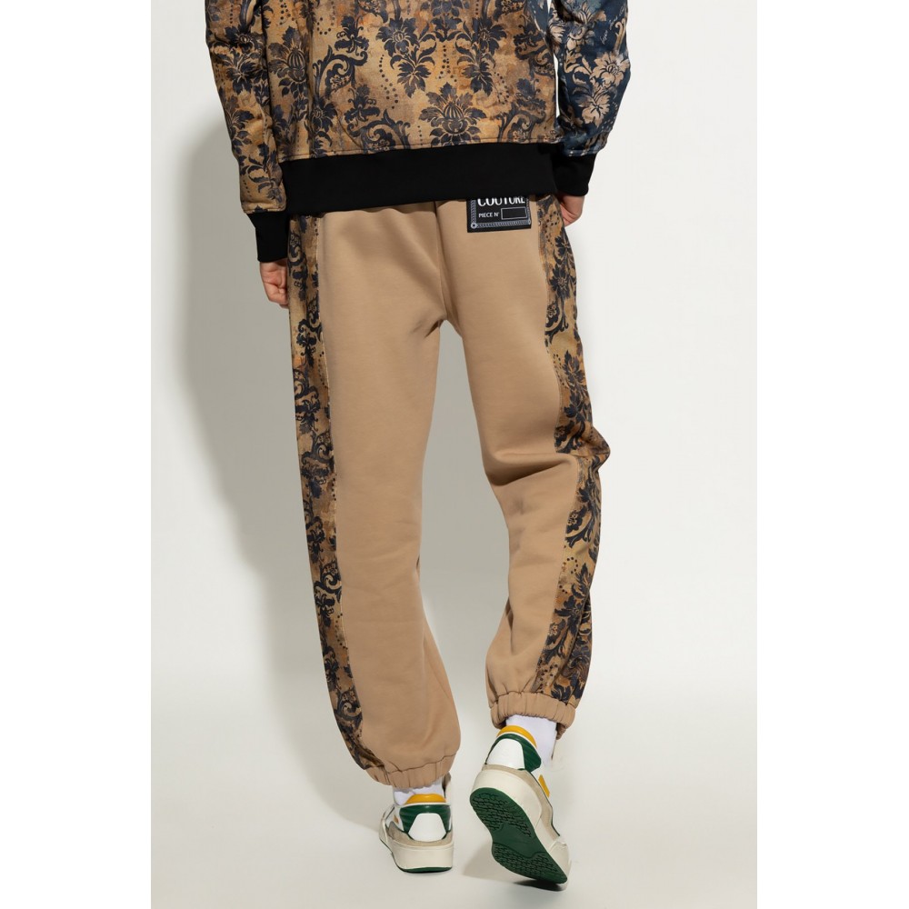 Jogging 100% coton printé - Versace Jeans.-710 BROWN-73GAA310 FS043