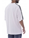 Tee shirt oversize à bande logo - Emporio armani.-00010 BIANCO-211840 1P475