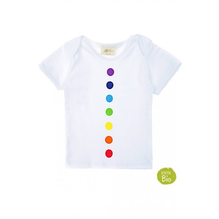 Tee shirt éthique en coton bio Joyah BLANC W3-EPB01