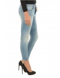 Jean girlfriend stretch Lakita Meltin'pot BS16 BLEU LAKITA D1669 UK420