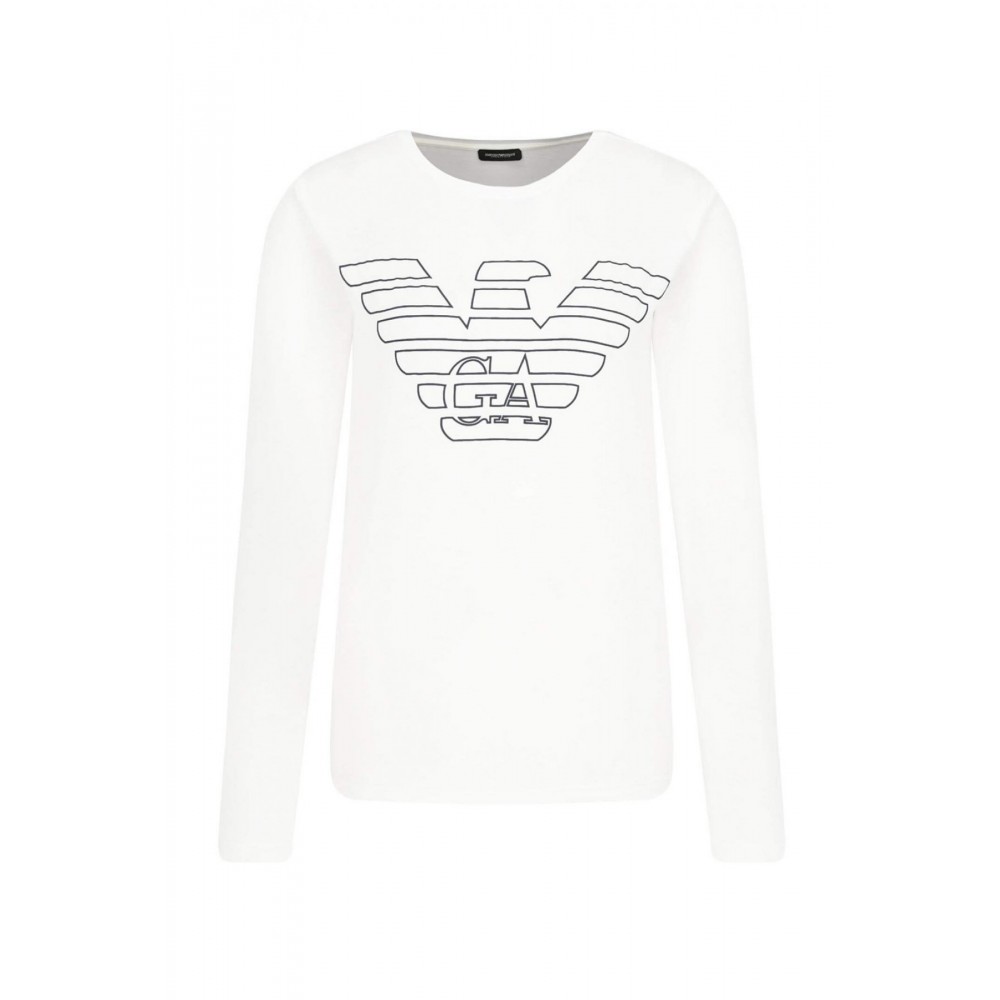 Tee Shirt coton logo Emporio armani 010 BLANC 164258 9A255