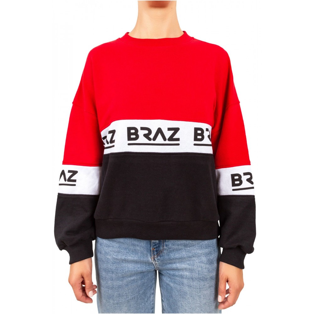 Pull coton logo 120972TSH Braz ROUGE 120972TSH