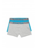 Lot de 2 boxers stretch Calvin klein 1GreyHeather/1BlueJewel B70B700210-0IM