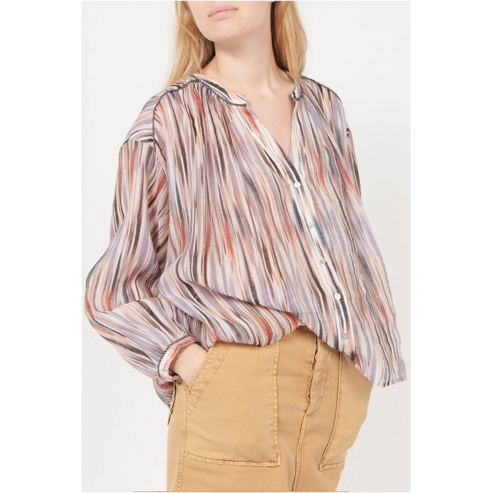 Blouse légère forme loose See u soon PURPLE 20112073