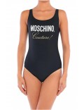 Maillot de bain à gros logo Moschino 0555 NOIR A6134