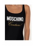 Maillot de bain à gros logo Moschino 0555 NOIR A6134