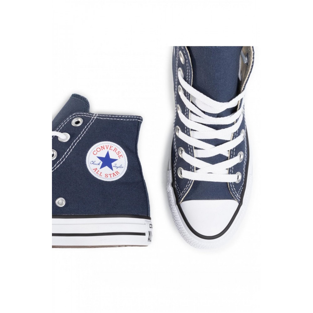 Baskets en toile montantes chuck taylor Converse NAVY M9622