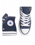 Baskets en toile montantes chuck taylor Converse NAVY M9622