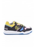 Baskets basses en cuir Sergio tacchini 05 BLACK/PINK STW912015