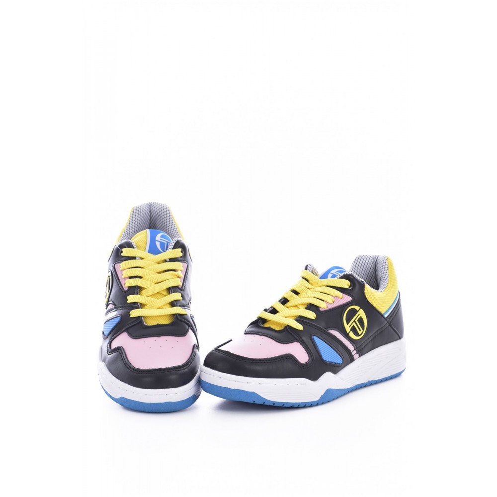 Baskets basses en cuir Sergio tacchini 05 BLACK/PINK STW912015