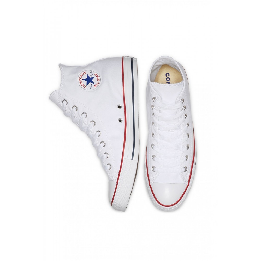 Baskets en toile montantes chuck taylor Converse OPTICAL WHITE M7650C