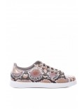 Sneakers serpent en cuir PU Victoria saumon 1125240