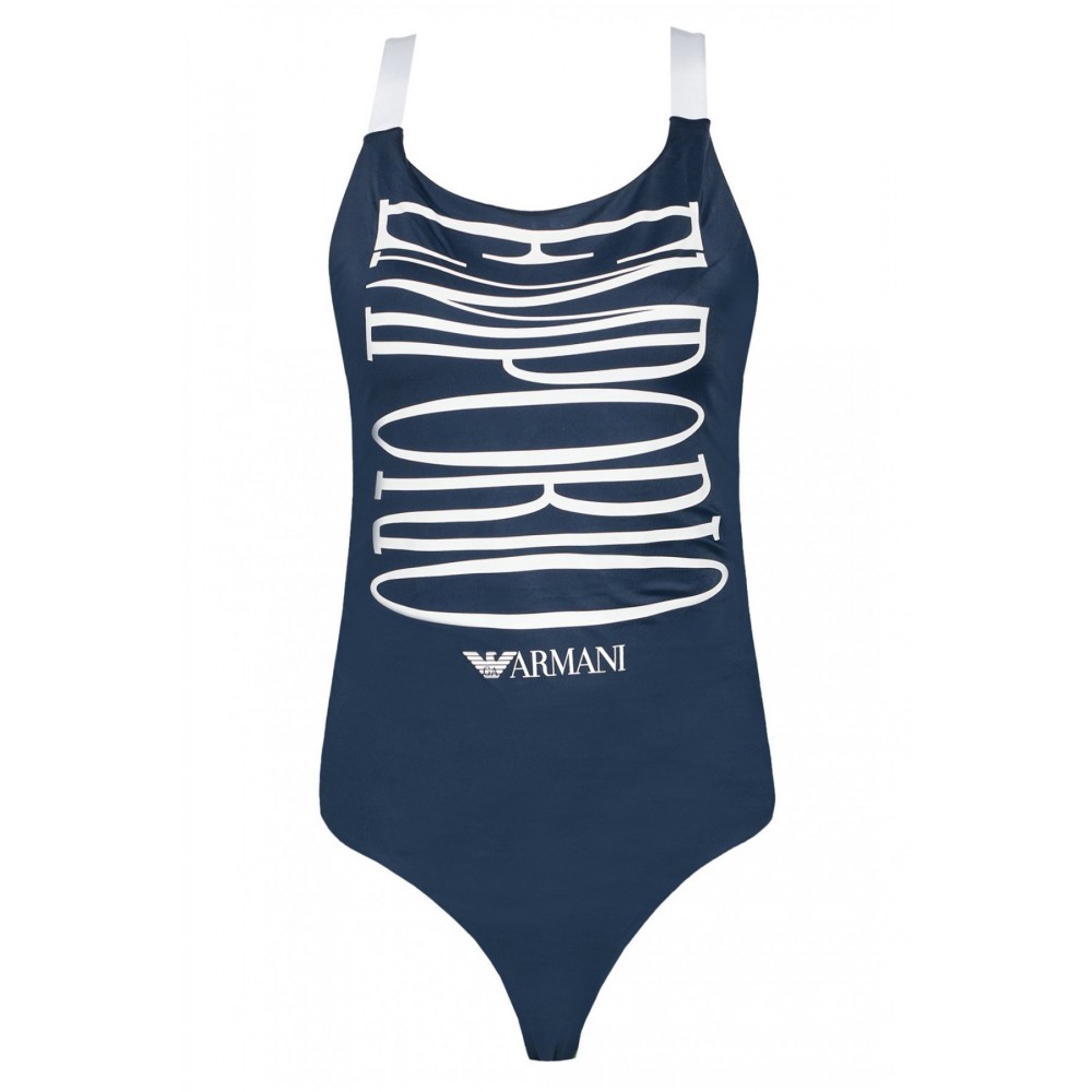 Maillot de bain à gros logo  Emporio armani 06935 BLU NAVY 262672 1P324