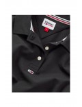 Polo stretch à logo brodé Tommy Jeans BDS Black DW0DW15847