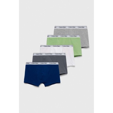 Lot de 5 boxers enfant Calvin klein 0SW Bblue/Springf/Asfaltg/Pwhite/Ghethr B70B700421