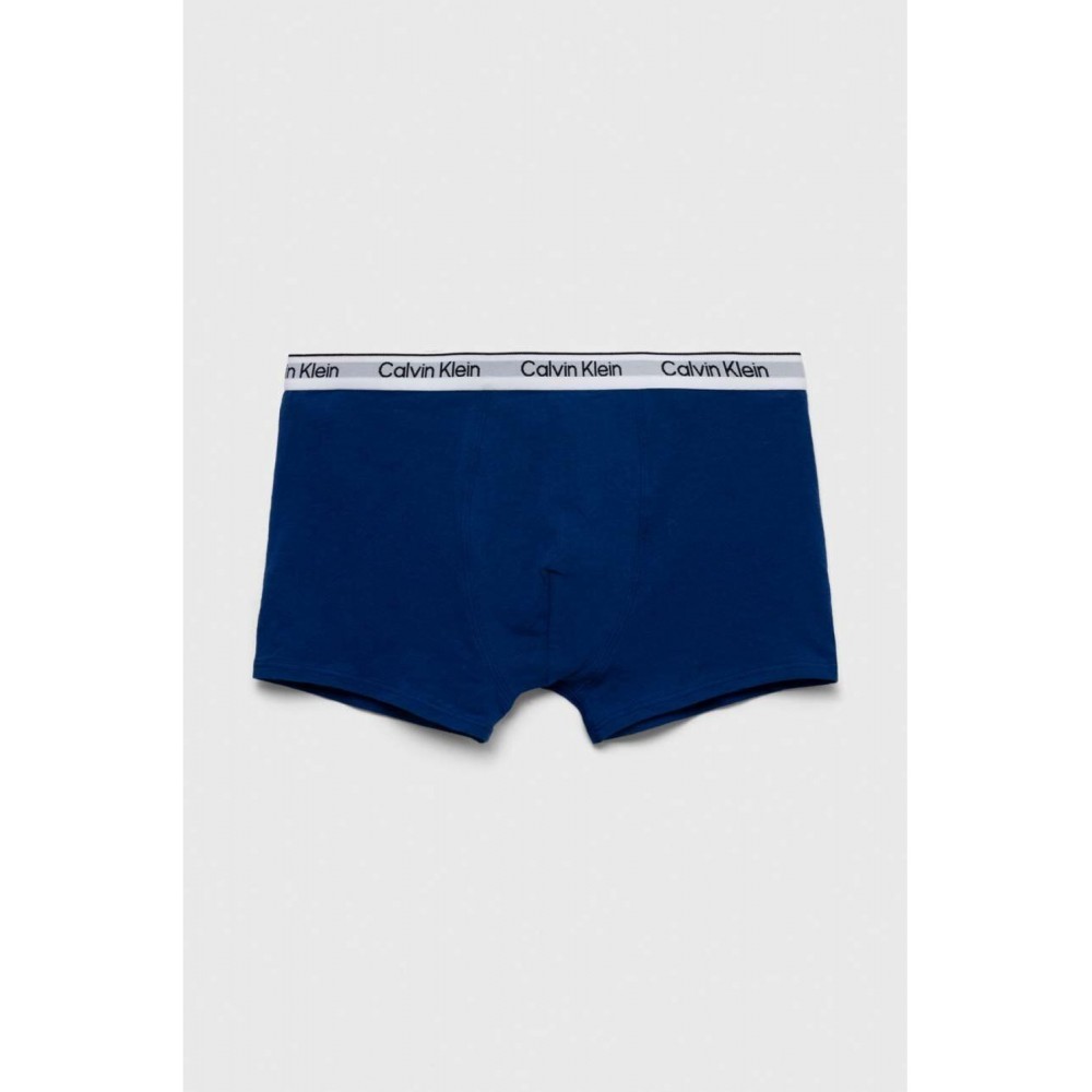 Lot de 5 boxers enfant Calvin klein 0SW Bblue/Springf/Asfaltg/Pwhite/Ghethr B70B700421