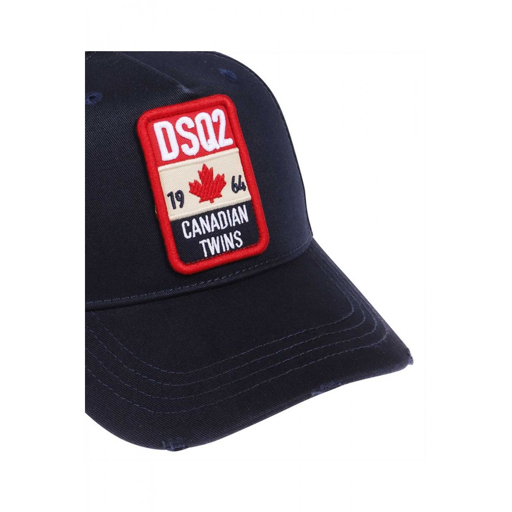 Casquette logo patché Dsquared2 3073 BCM0582