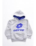 Sweat capuche gros logo Lotto Gris LOTTO23402