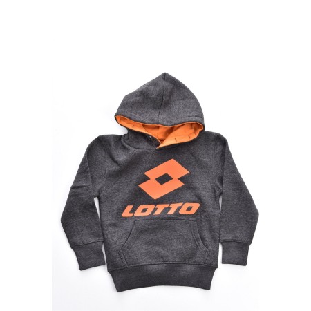 Sweat capuche gros logo Lotto Anthracite LOTTO23402