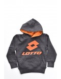 Sweat capuche gros logo Lotto Anthracite LOTTO23402