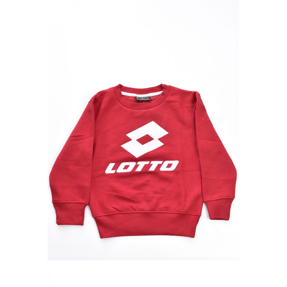 Sweat gros logo Lotto Rouge LOTTO23403