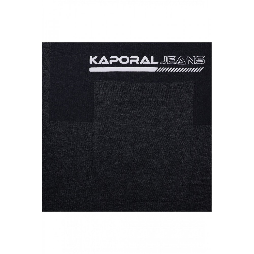 Tee shirt à logo thermofixé Kaporal Navy mel MRISS