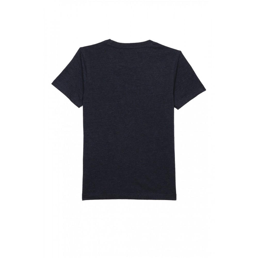 Tee shirt à logo thermofixé Kaporal Navy mel MRISS