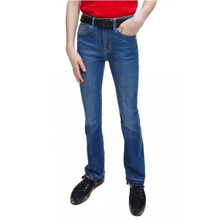 Jean flare stretch effiloché  Calvin klein 1A4 bleu IG0IG00555