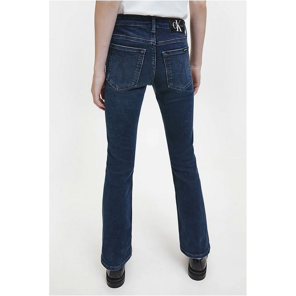 Jean flare stretch Calvin klein 1BJ bleu IG0IG00643