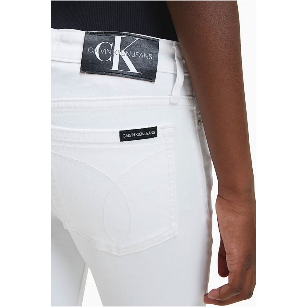 Jean skinny stretch Calvin klein YAF blanc IG0IG00436