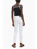 Jean skinny stretch Calvin klein YAF blanc IG0IG00436