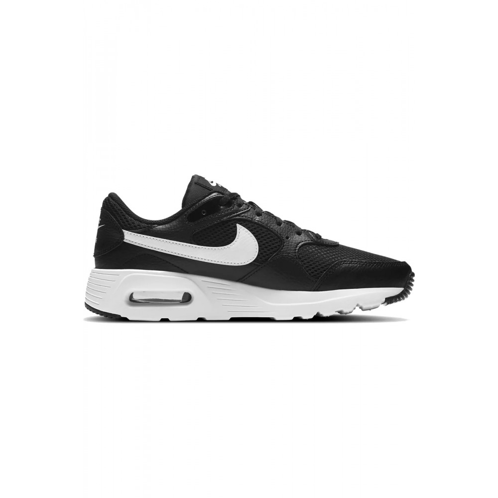 Baskets cuir PU Air max Nike BLACK/WHITE-BLACK CW4554-001