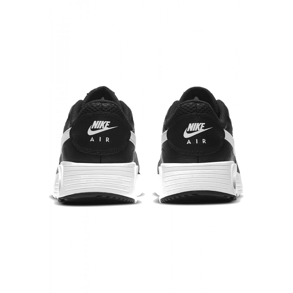 Baskets cuir PU Air max Nike BLACK/WHITE-BLACK CW4554-001