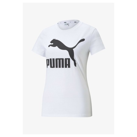 Tshirt print gros logo Puma PUMA WHITE 530076-02