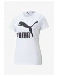 Tshirt print gros logo Puma PUMA WHITE 530076-02