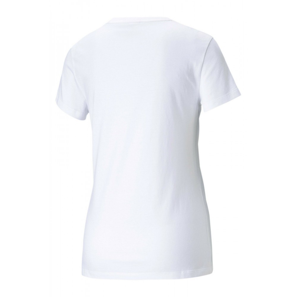 Tshirt print gros logo Puma PUMA WHITE 530076-02