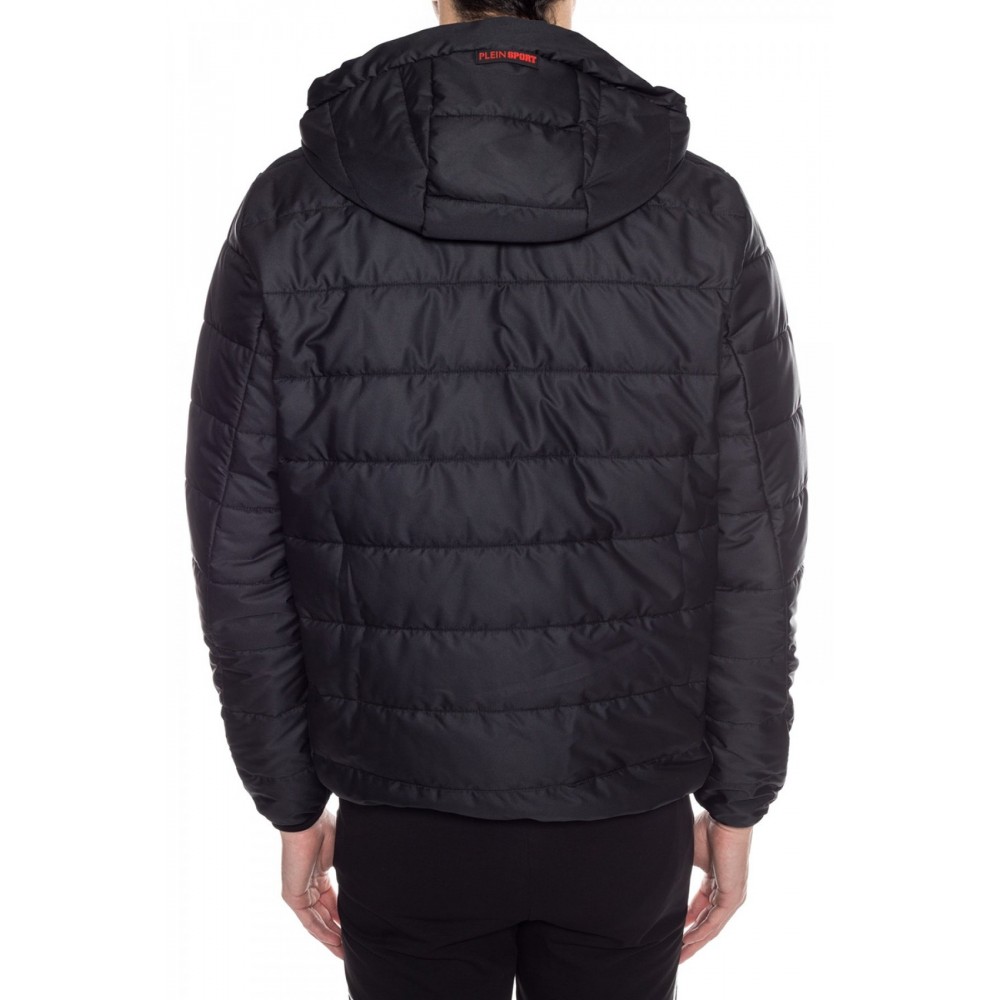 Doudoune matelassée à capuche  Plein Sport 02 BLACK MRB1230